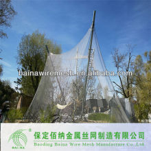 2015 alibaba china stahl tier zaun / stahl draht seil mesh net für zoo aviary
